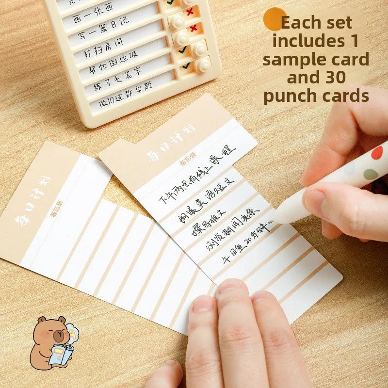 Self Discipline Checklist Board Reusable Daily Task Tracker Productivity