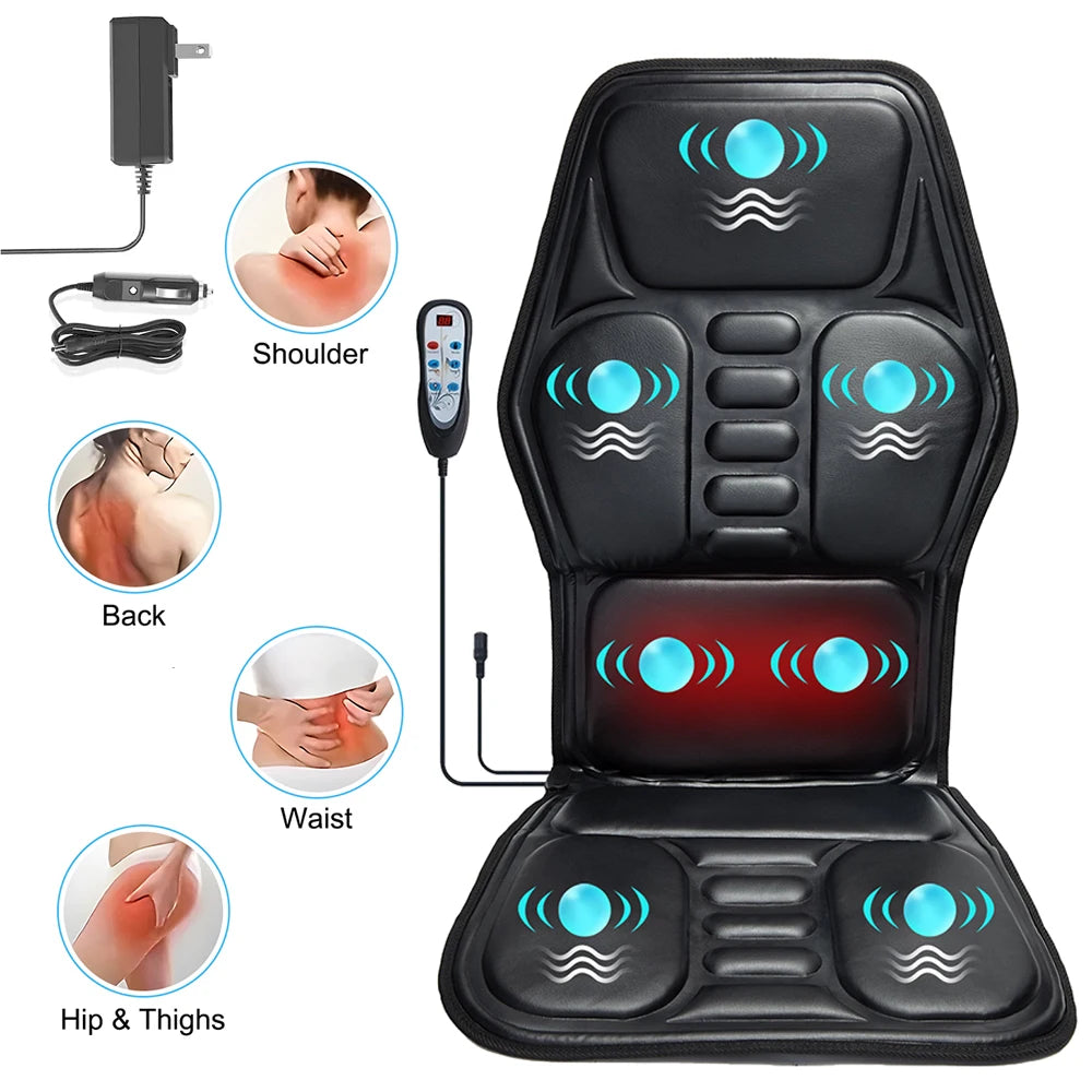 Homemassa Massage Chair Pad With Heat And 9 Modes