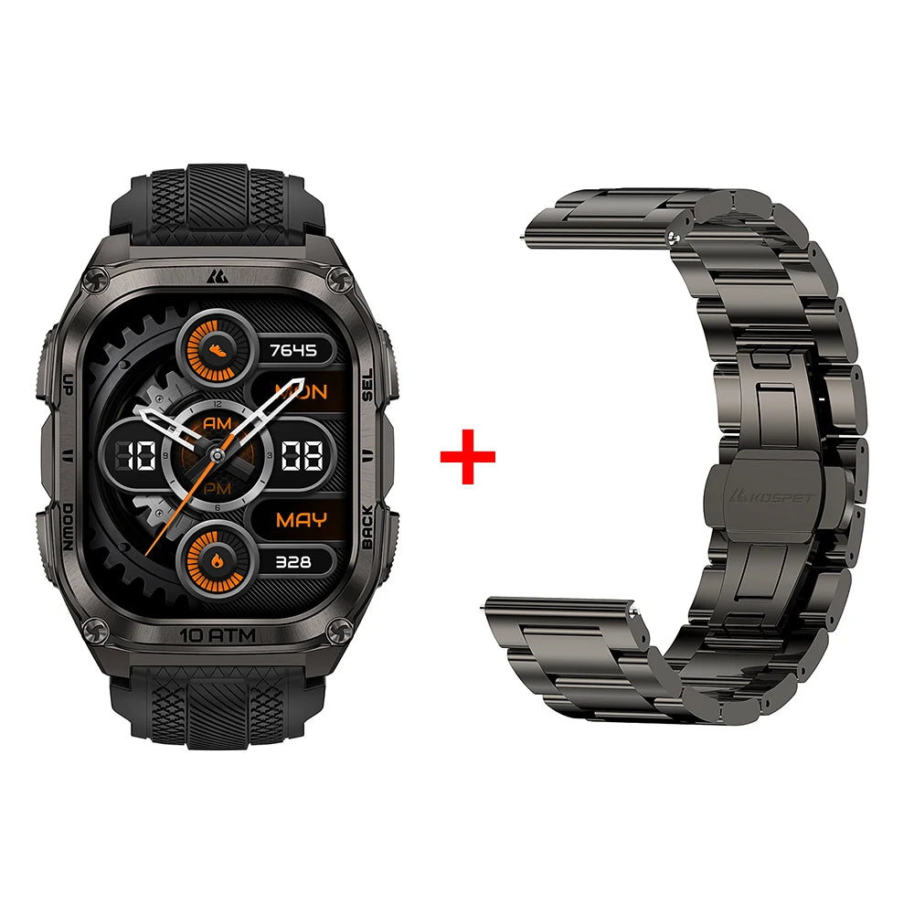 KOSPET Tank M4 Smart Watch GPS 10ATM Health Monitor