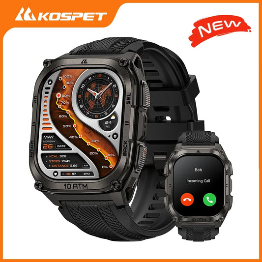 KOSPET Tank M4 Smart Watch GPS 10ATM Health Monitor