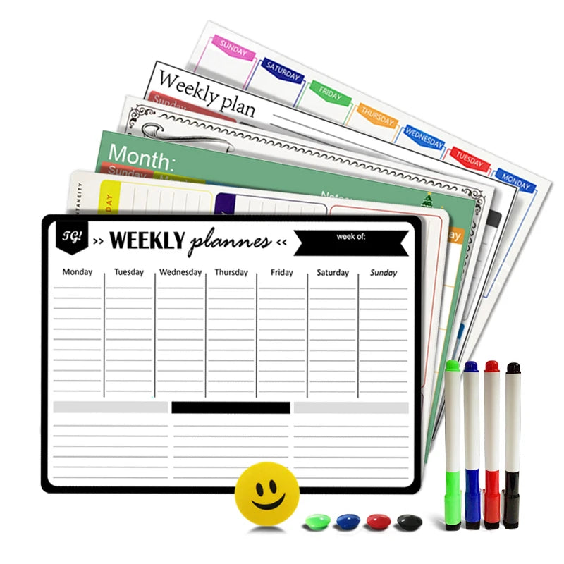 Magnetic Weekly and Monthly Planner Whiteboard for Office