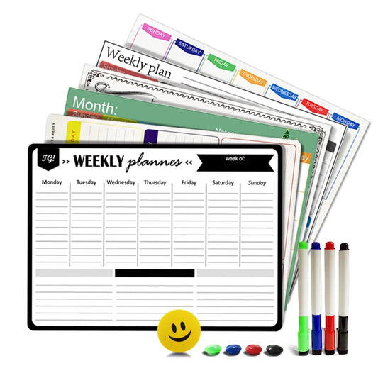 Magnetic Weekly and Monthly Planner Whiteboard for Office