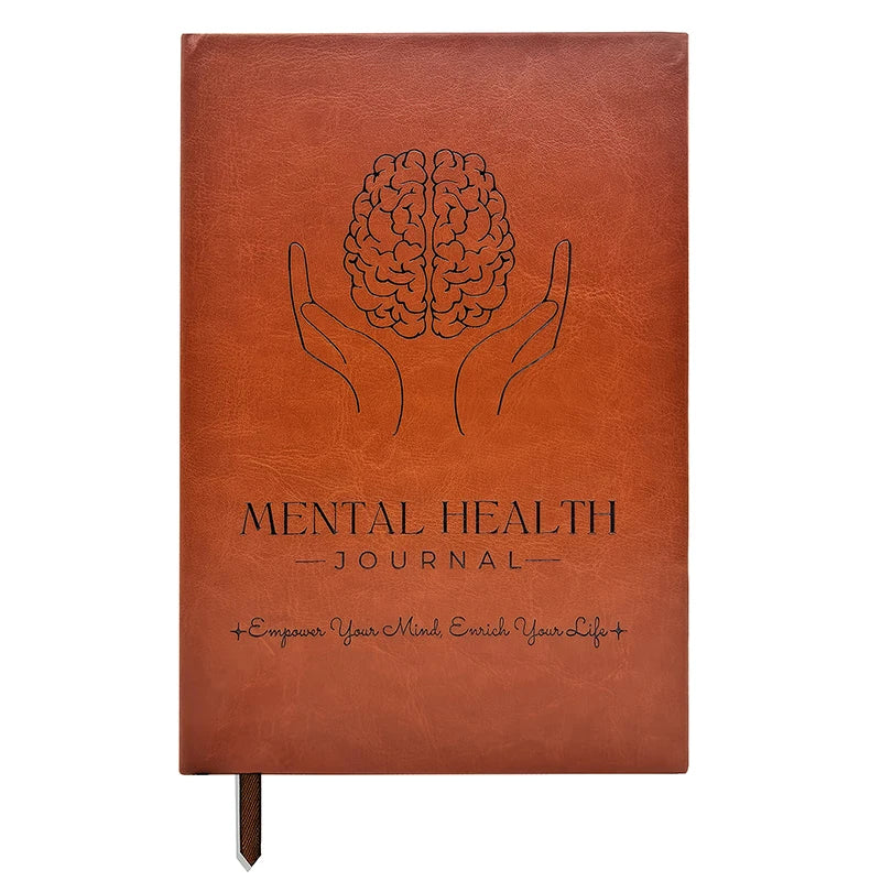 Anxiety And ADHD Guided Wellness Journal With Mood Tracker Prompts