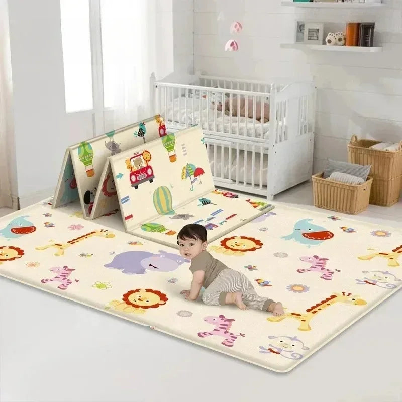 DHDHCN Non Toxic Foldable Baby Play Mat Non Slip Carpet