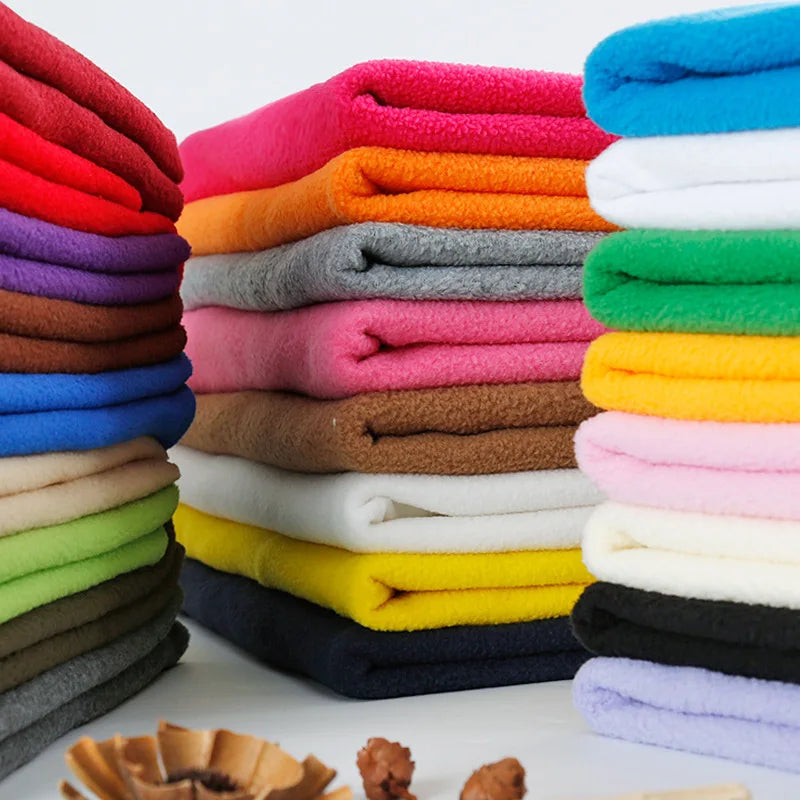 Thickened Anti-Pilling Polar Fleece Fabric Single-Sided Knitted Children's Clothing  Material Soft Warm Fabric for Kids' Wear