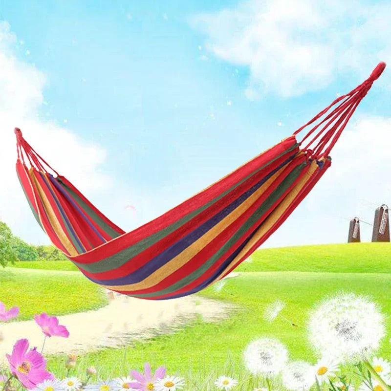 Thick Canvas Garden Swing Hammock Outdoor Hanging Chair