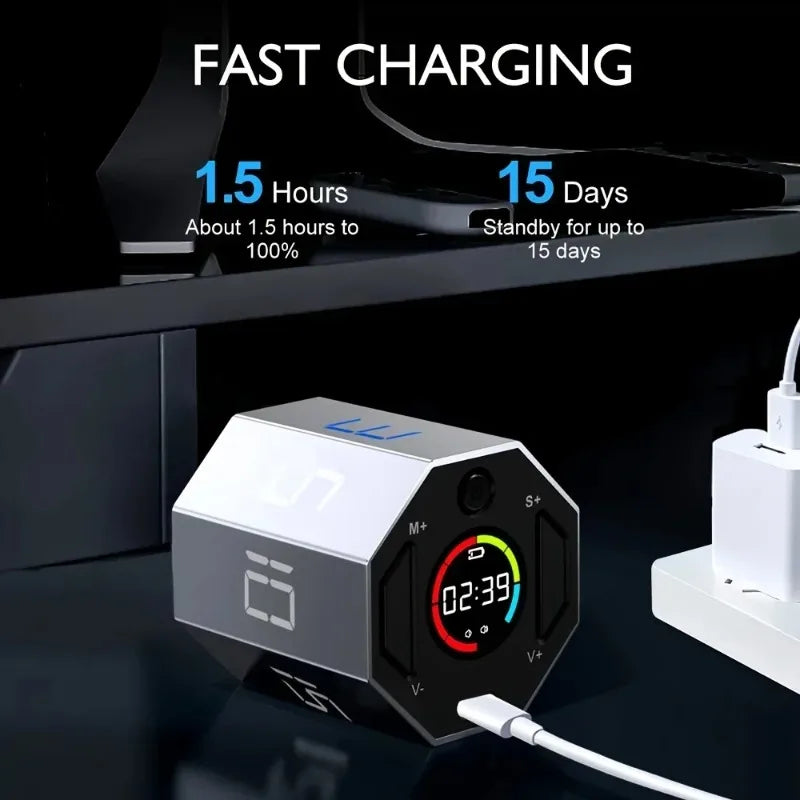 Magnetic Visual Timer With Flip Countdown