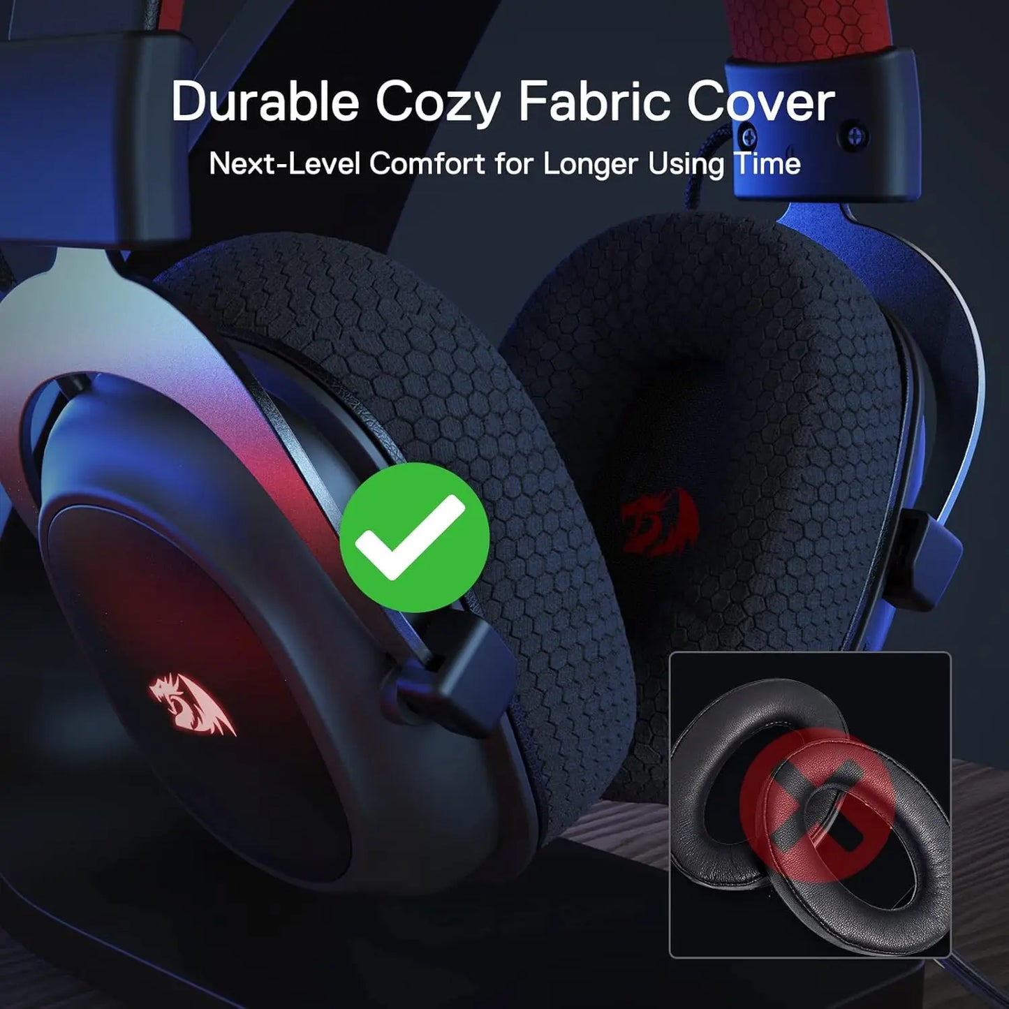 Redragon H510 Pro Zeus X Wireless Gaming Headset 7 1