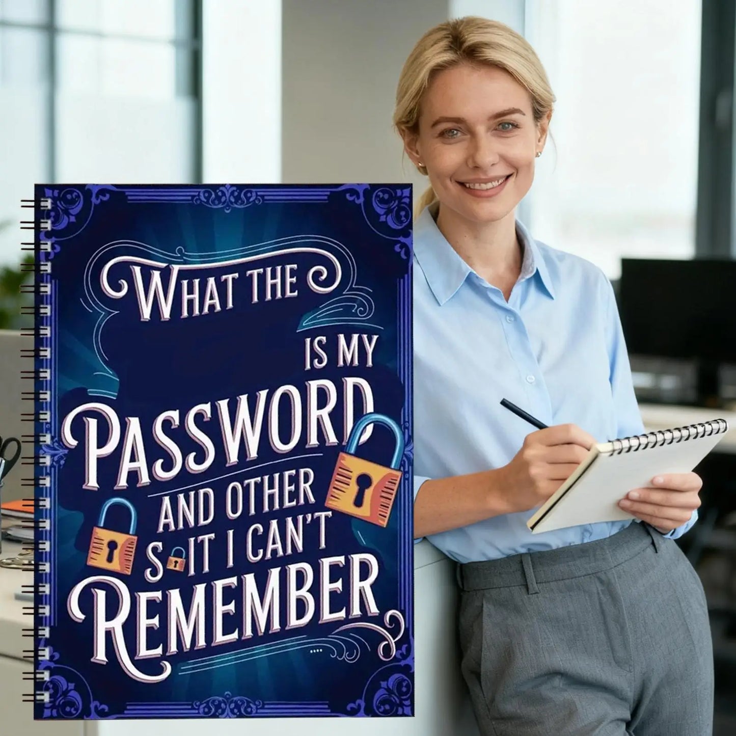 Password Book Internet Account Organizer For Cybersecurity