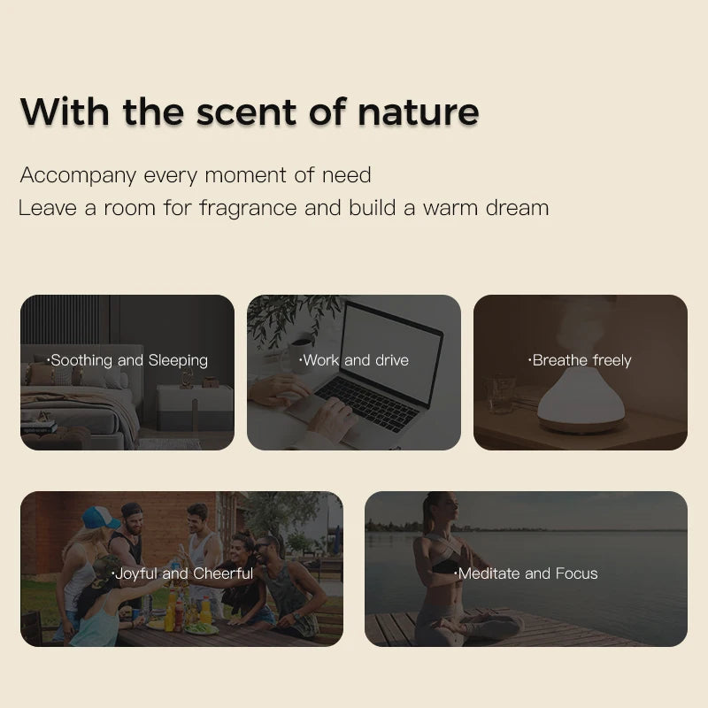 Namstec Electric Aromatic Diffuser Pure Plant Essential Oils