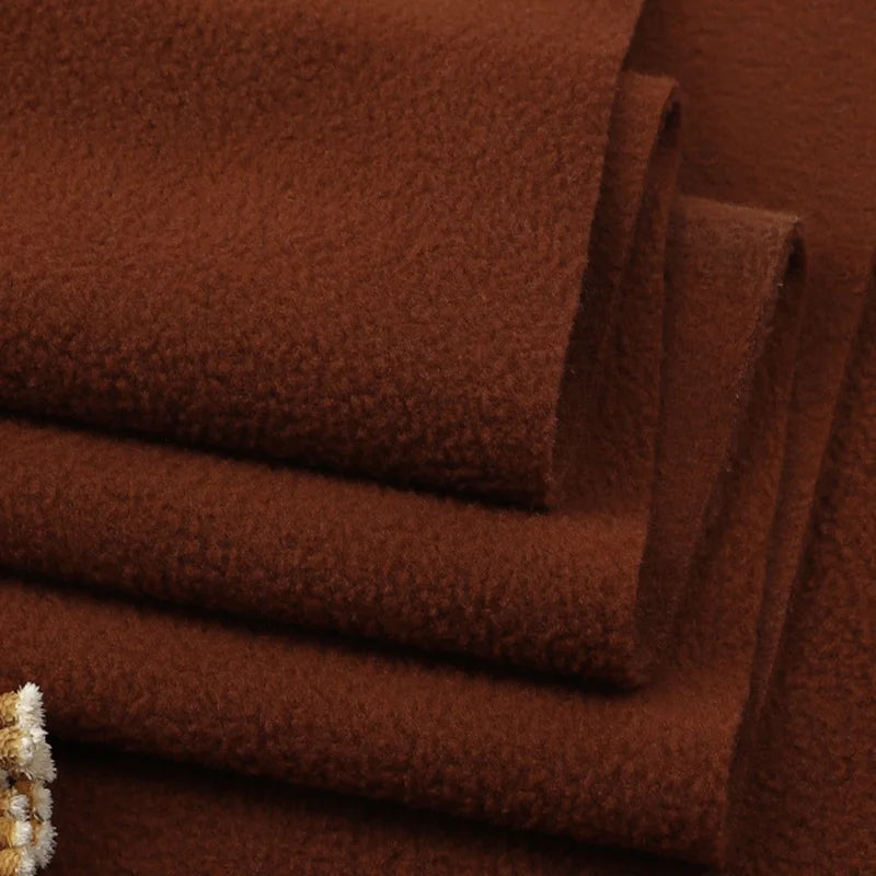 Thickened Anti-Pilling Polar Fleece Fabric Single-Sided Knitted Children's Clothing  Material Soft Warm Fabric for Kids' Wear