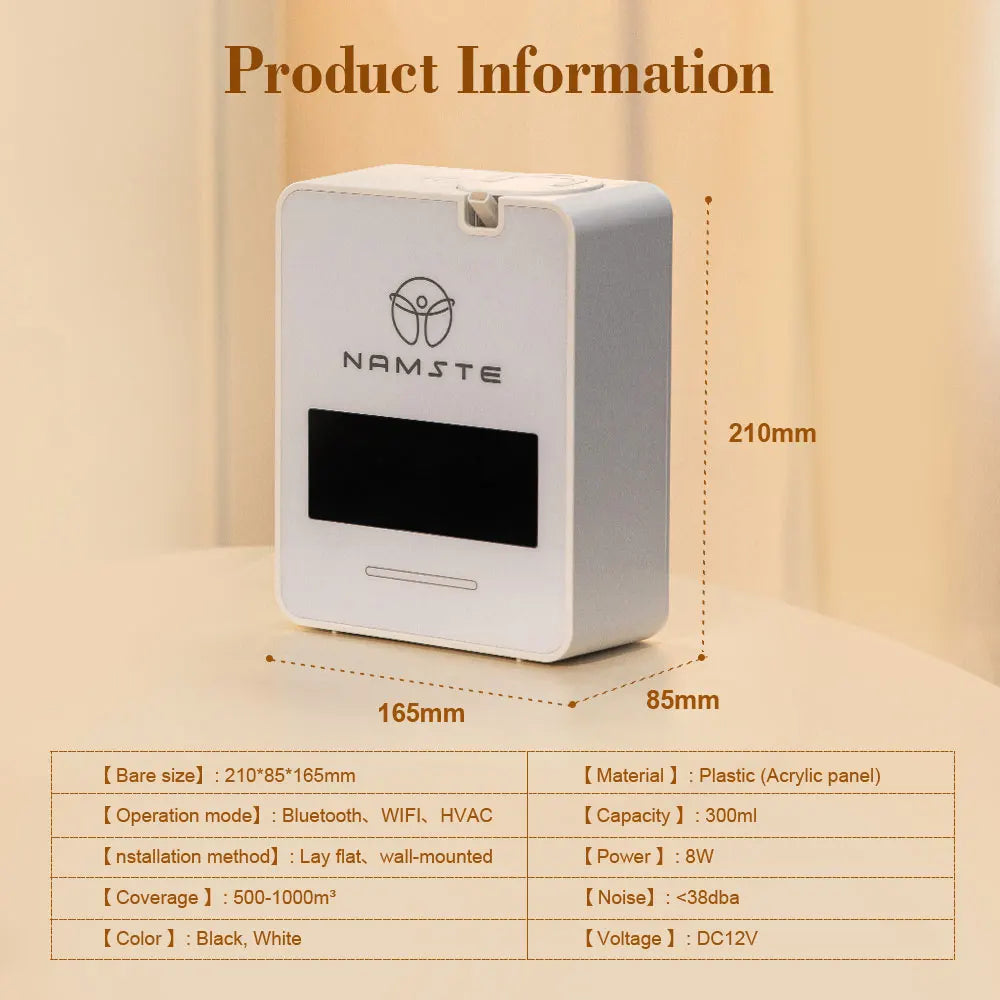 NAMSTEC WiFi Bluetooth Diffuser Aromatherapy Air Purifier For Home