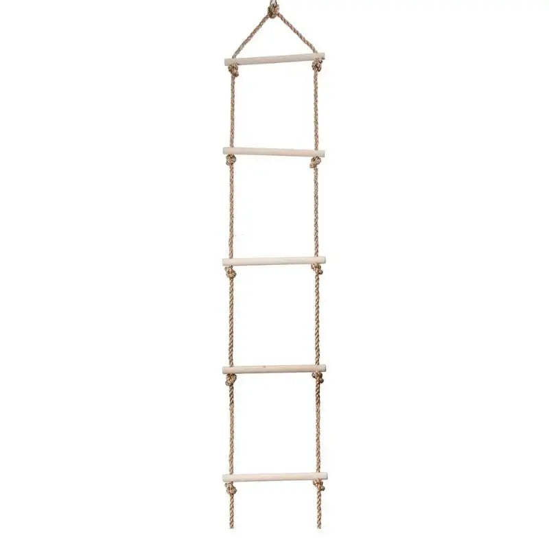 Wooden Rope Climbing Ladder For Kids Outdoor Playground Toy