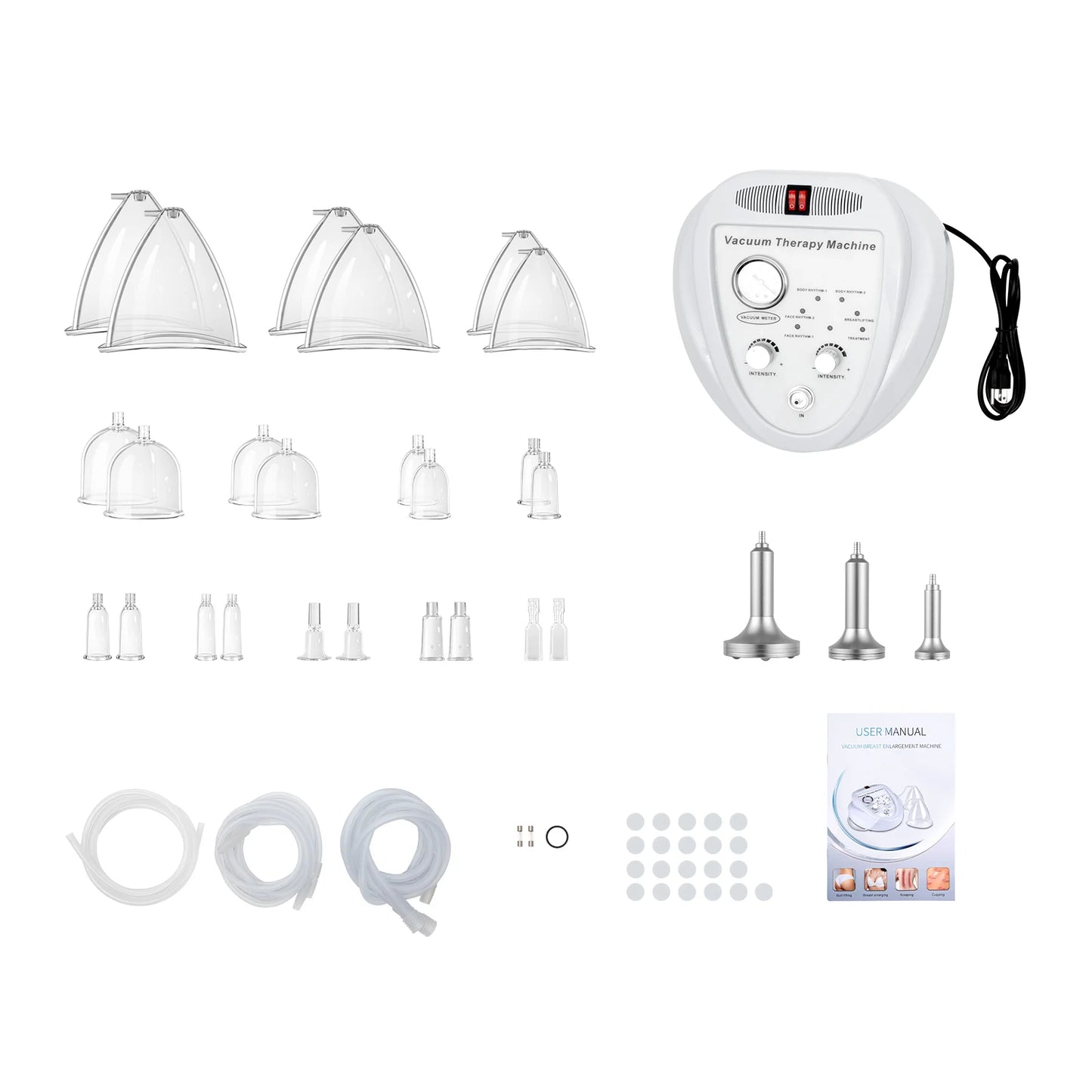 Vacuum Therapy Massage Machine With 24 Cups For Body Shaping