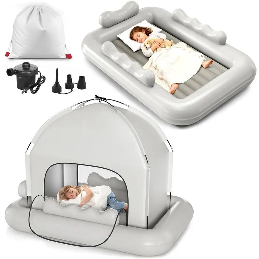 Indo Toddler Travel Bed With Tent Foldable Portable Cot