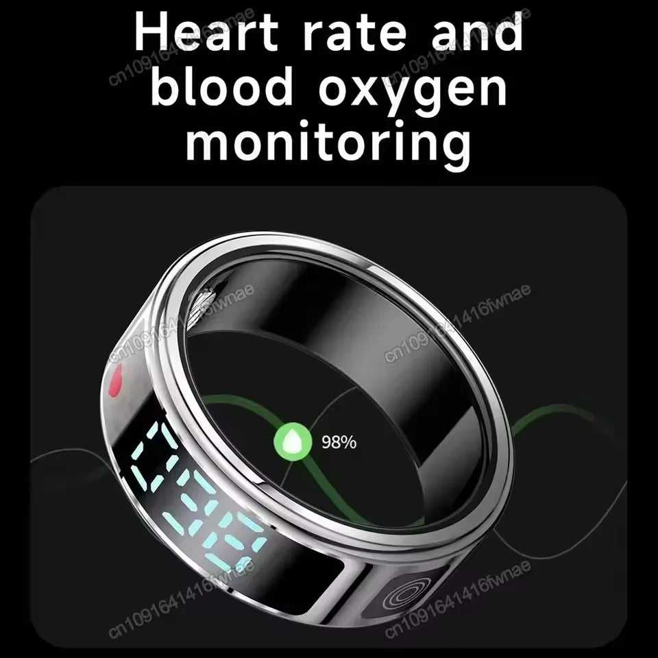 Ola Esporte Smart Ring With Display Touch Health Tracker Waterproof