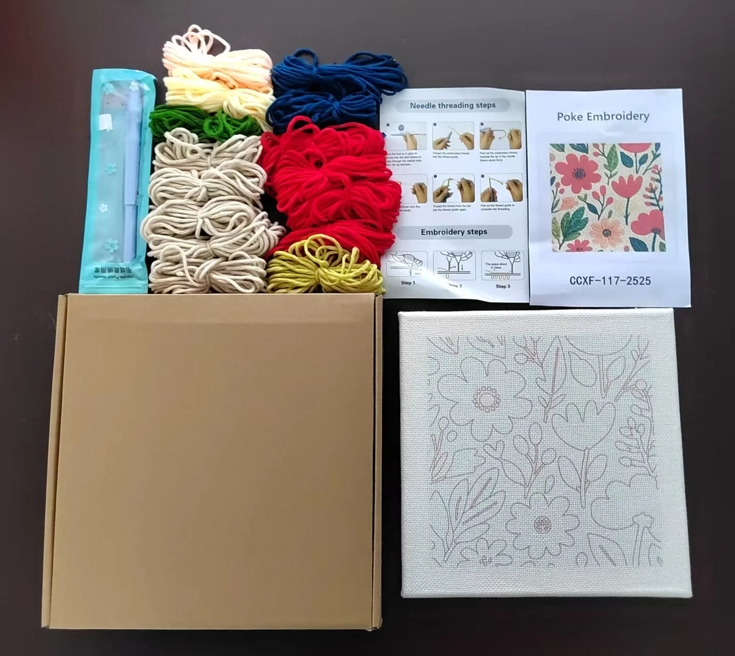 Punch Needle Embroidery Crafts Kit for Modern Home Decor Projects