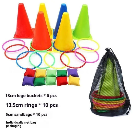 YOWEICN Outdoor Ring Toss Game For Garden And Backyard Fun