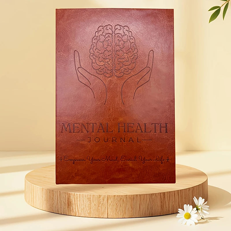 Anxiety and ADHD Guided Wellness Journal With Mood Tracker