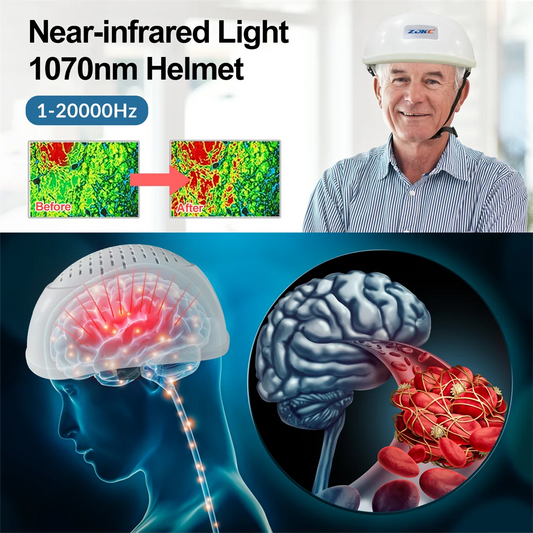 Infrared Light Therapy Helmet For Dementia Cognitive Enhancement