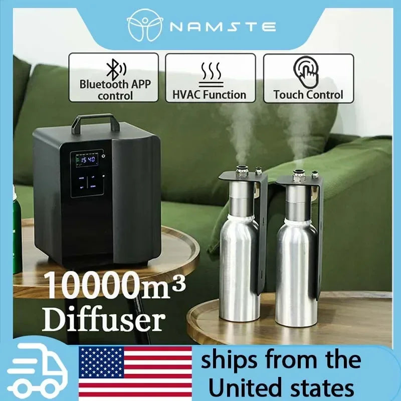 Namste Bluetooth Aroma Diffuser Essential Oil Air Freshener HVAC