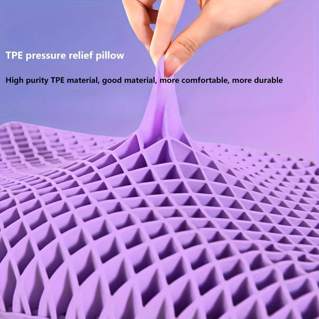 Breathable TPE Pillow With Air Layer For Cervical Neck Support