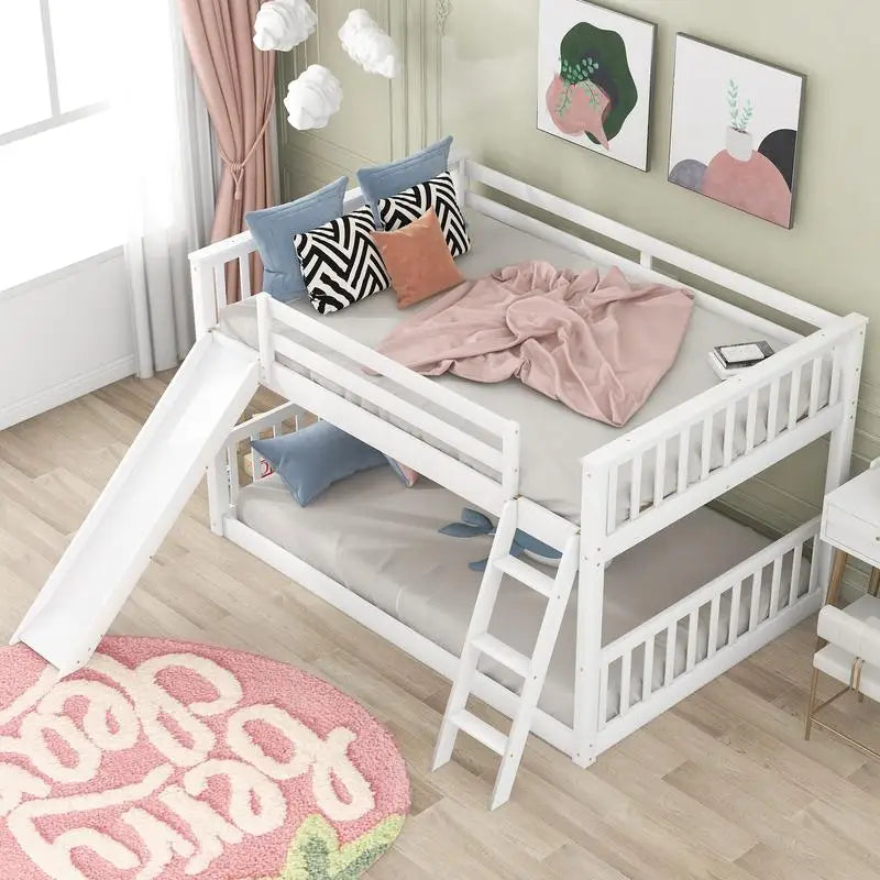 Bunk Bed With Convertible Slide And Ladder Modern Morocco Style