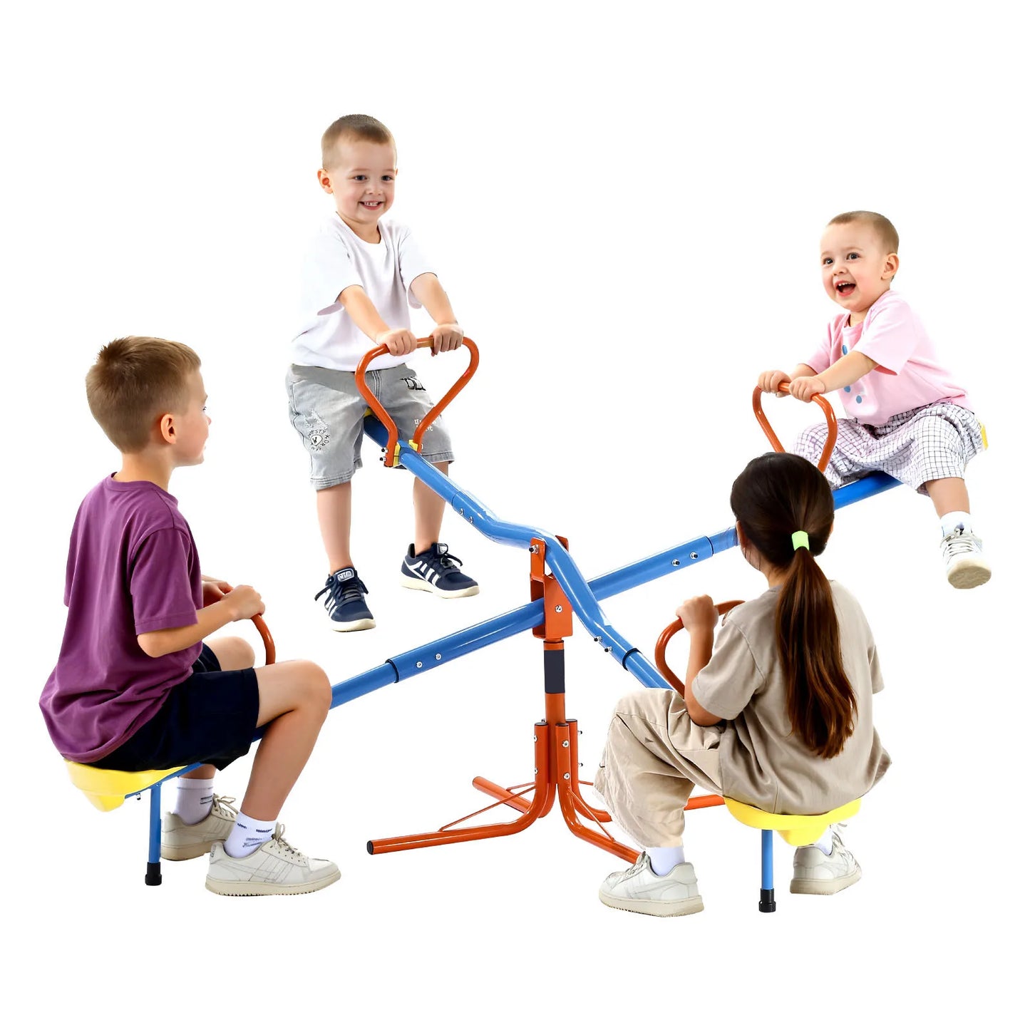 Seesaw Sit And Spin Teeter Totter Four Seater For Kids