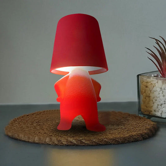 Little Naughty Boy Table Lamp Modern Desk Light For Bedroom