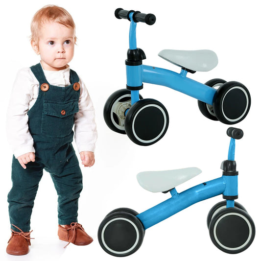 Baby Balance Bike Toddler Walker Four Wheel Learning Toy