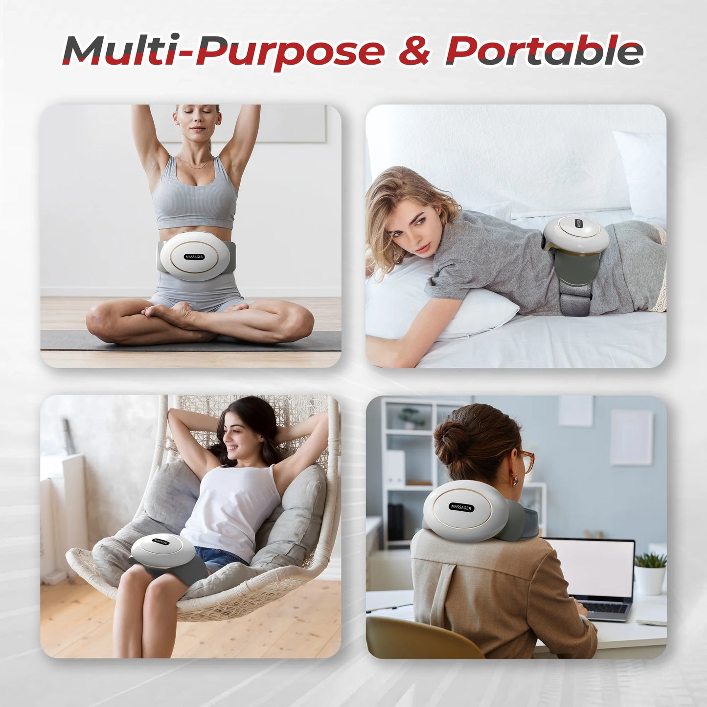 HIMOUTA Automatic Abdominal Massager For Waist And Abdomen
