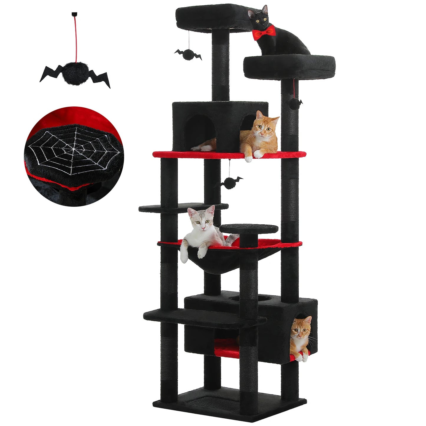 PAWZ Road Cat Tree Tower With Sisal Scratching Posts