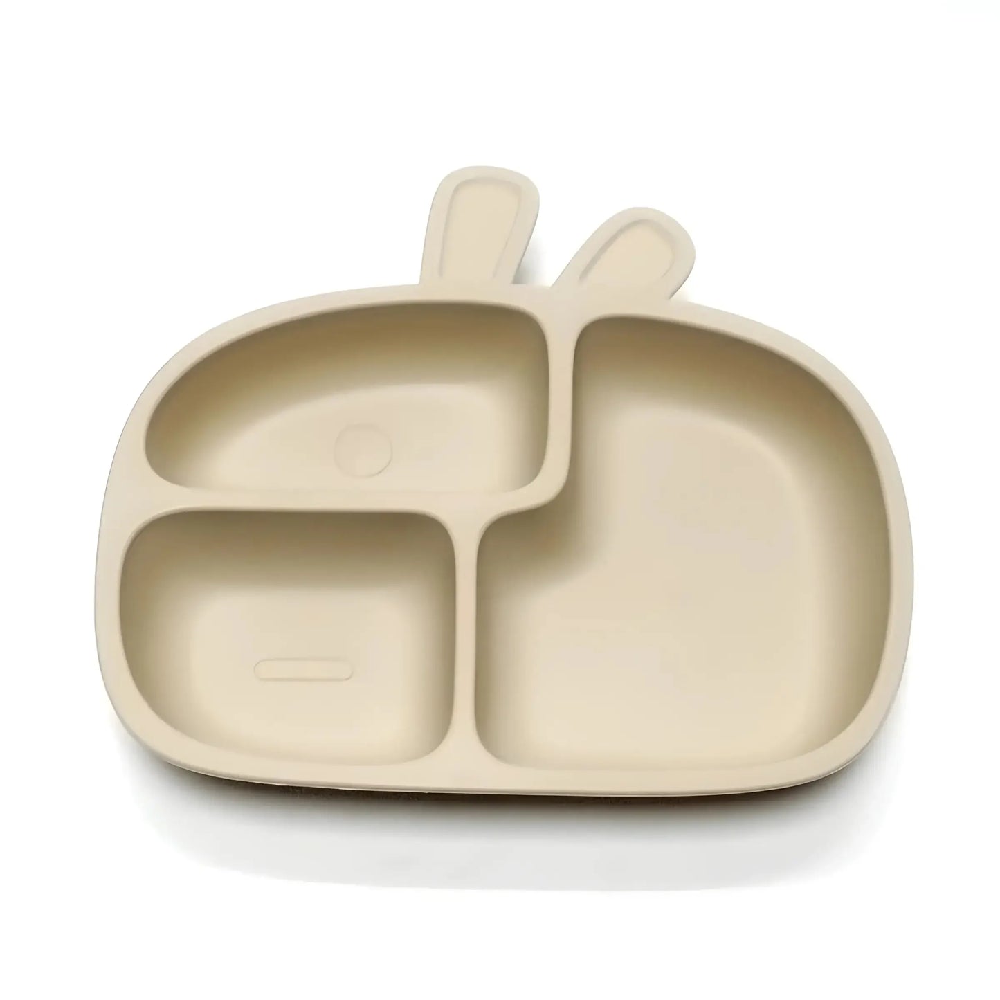 Silicone Divided Dinner Plate With Suction Cup Non Slip
