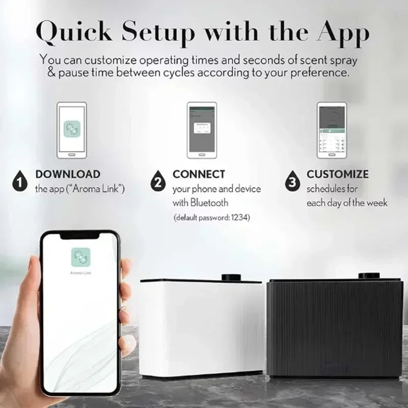 Namste 1000ml Fragrance Diffuser WiFi Bluetooth Smart Scent Air