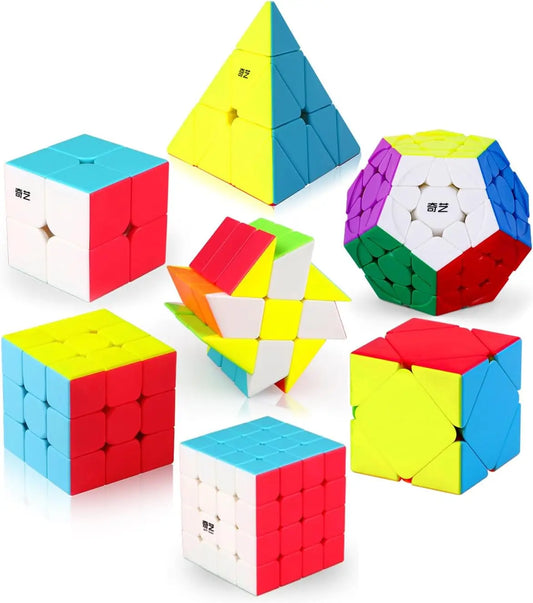 Mirror Pyramid Cubes Decorative Figurines