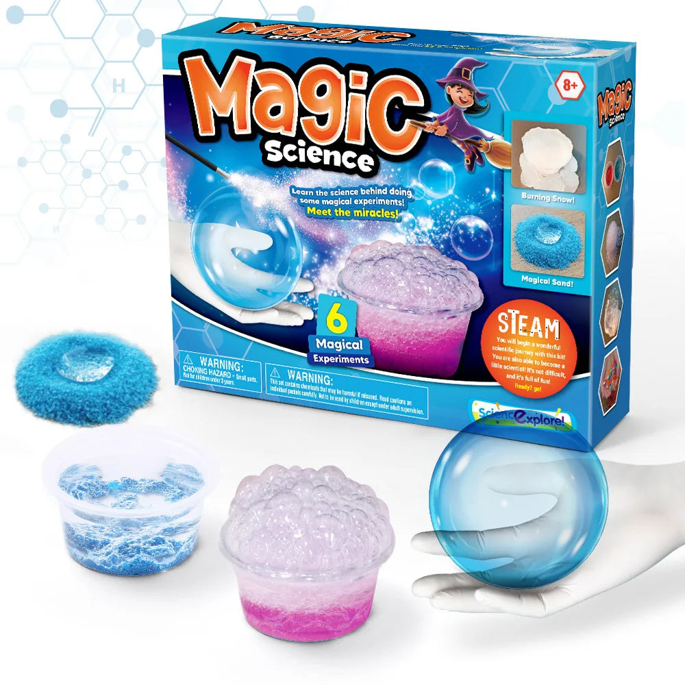 Science Experiment Kit Magic Science Toy Handmade DIY Soap Puzzle STEM Toys Kids