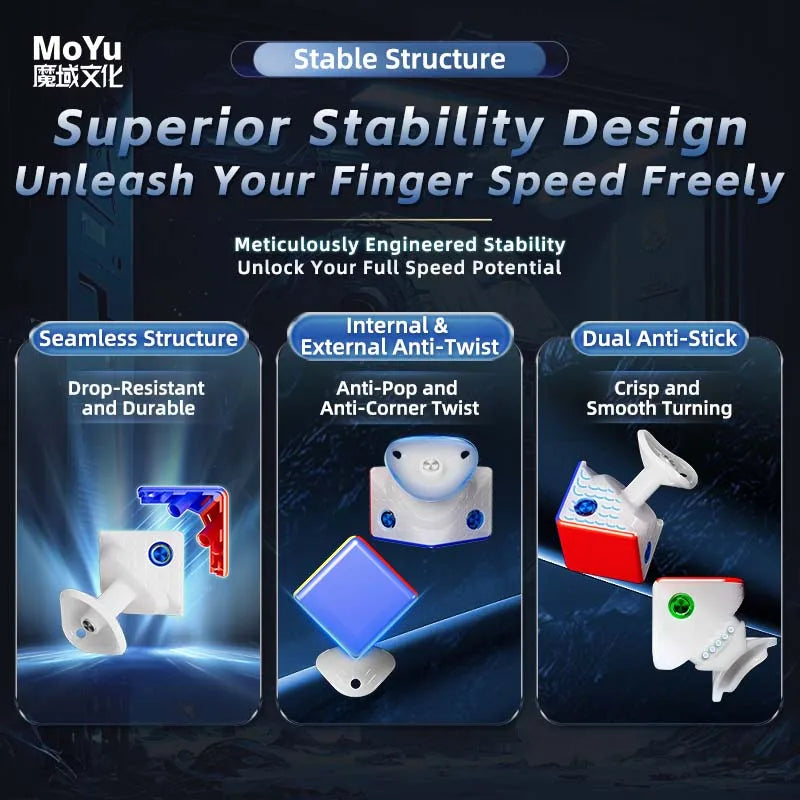 2025 NEW ! Moyu Weilong V11 20M Maglev Ball-Core UV 3X3 Magnetic Magic Speed Cube Fidget Toys Weilong WRM V11 Cubo Magico Puzzle