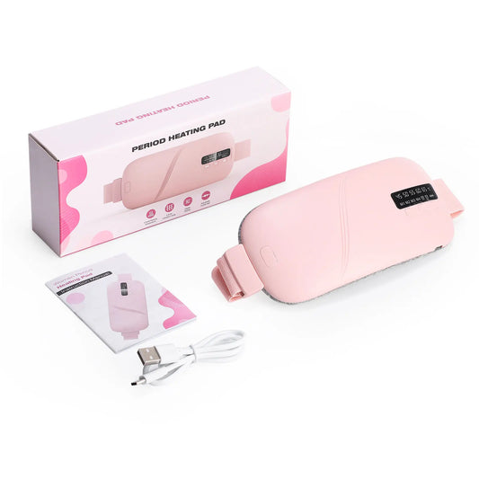 Electric Menstrual Heating Vibration Waist Massage Belt