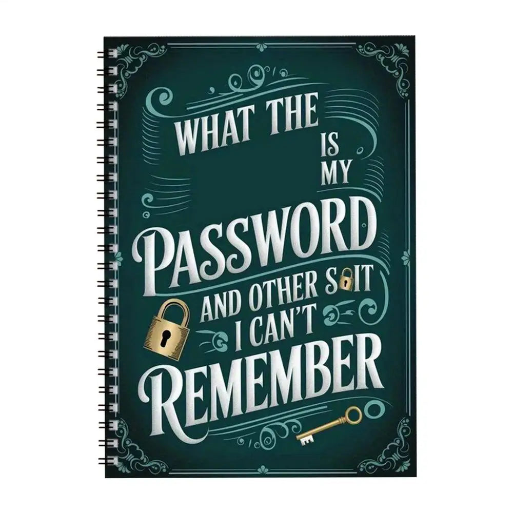 Password Book Internet Account Organizer For Cybersecurity
