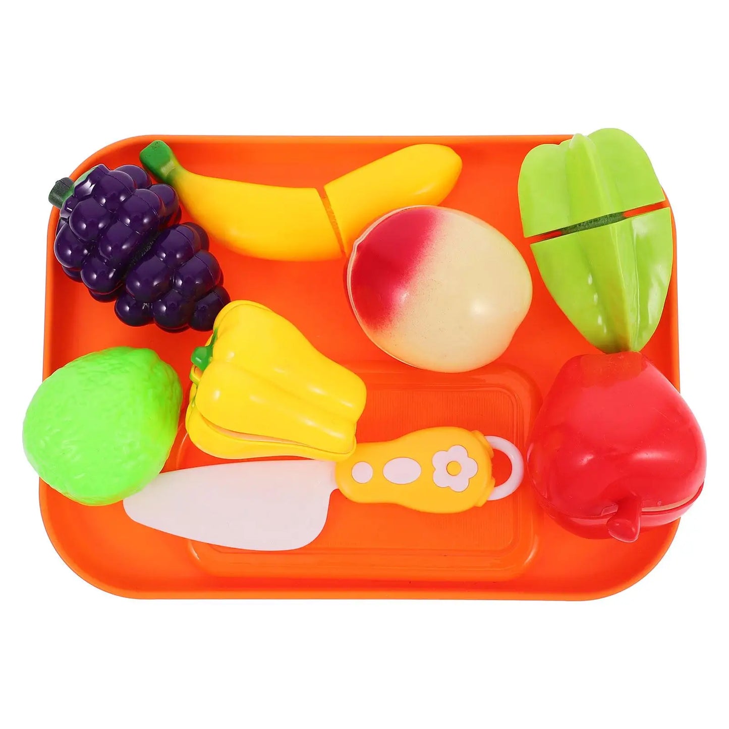 TOYMYTOY Cutting Fruit Toy for Montessori Pretend Play Kitchen