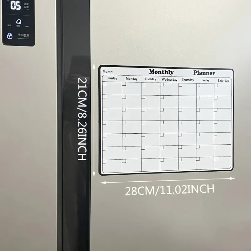 Magnetic Dry Erase Calendar Monthly Planner for Home Office