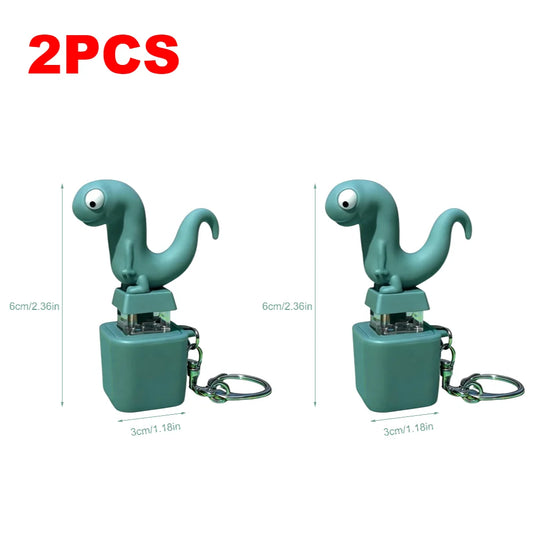 1-5PCS Lizard Fidget Keychain with LED Light & Squeeze Sound Funny Stress Relief Sensory Toy Rechargeable Keyring for Adult Kid