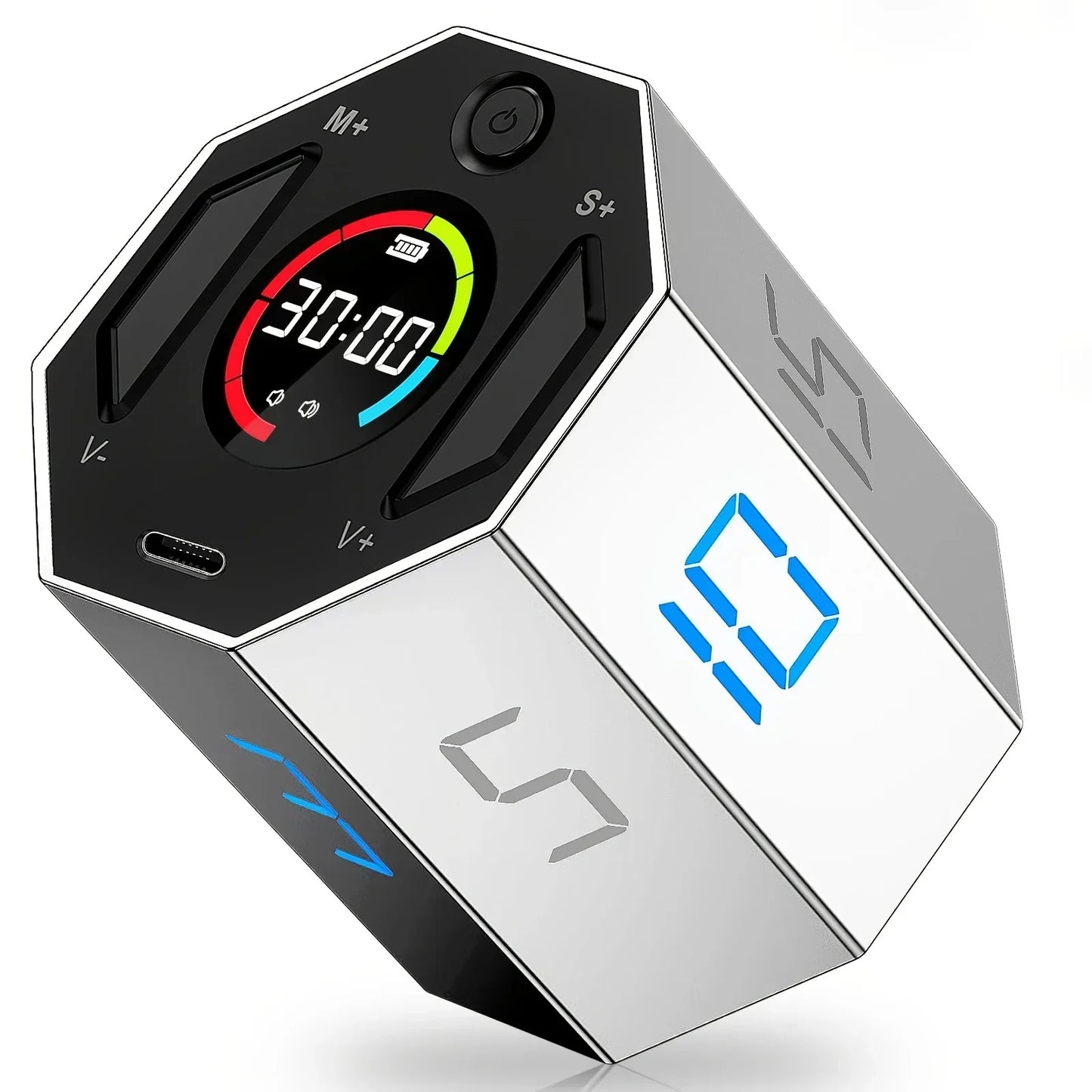 Magnetic Visual Timer With Flip Countdown