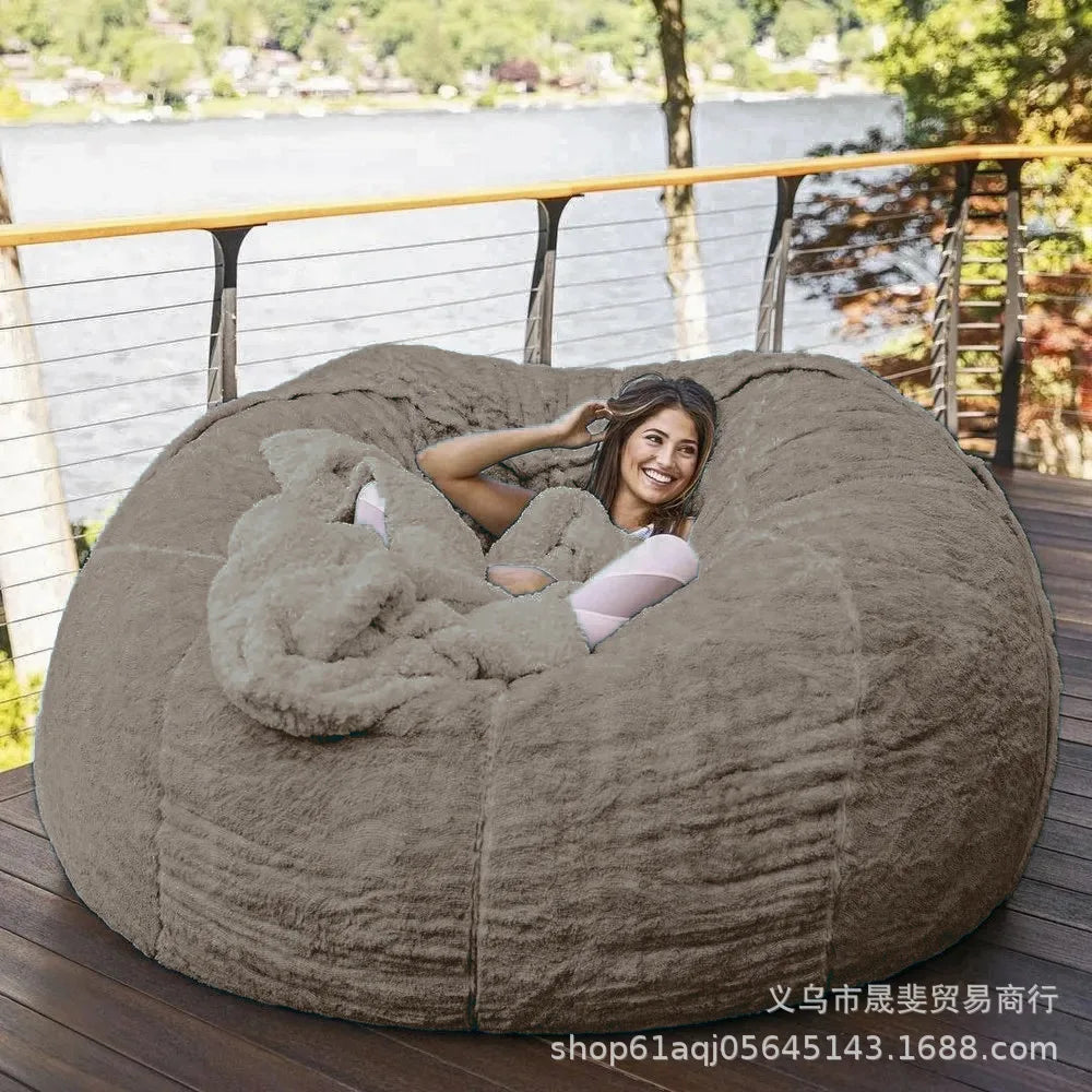 MDNG Soft Recliner Beanbag Sofa for Modern Nordic Living Room