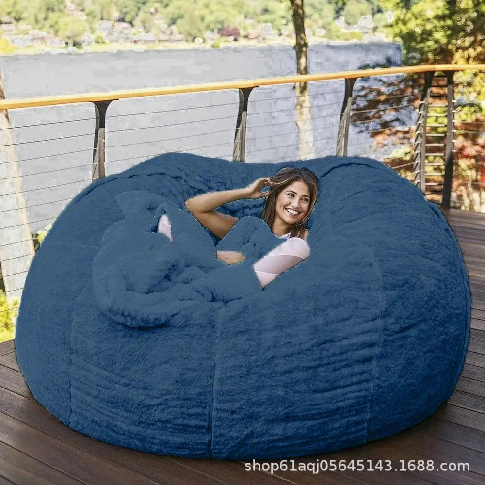 MDNG Soft Recliner Beanbag Sofa for Modern Nordic Living Room