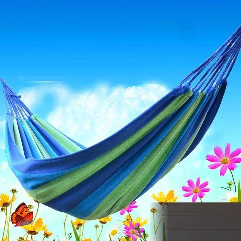 Thick Canvas Garden Swing Hammock Outdoor Hanging Chair