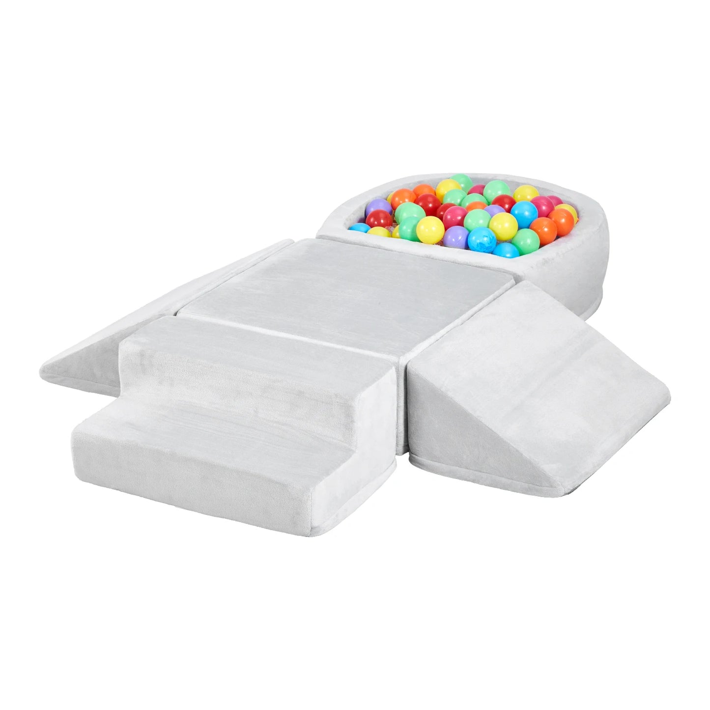 VEVOR 5 Piece Baby Foam Climbing Blocks Ball Pit Set