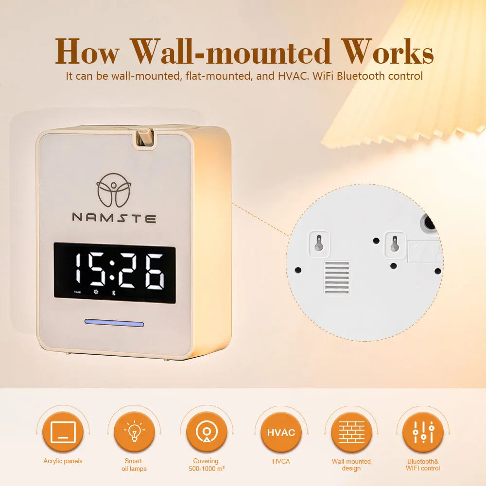 NAMSTEC WiFi Bluetooth Diffuser Aromatherapy Air Purifier For Home