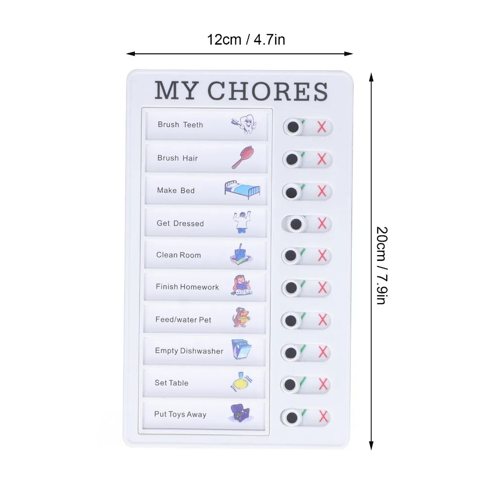 Erasable Reusable Chore Planner Daily Task Organizer