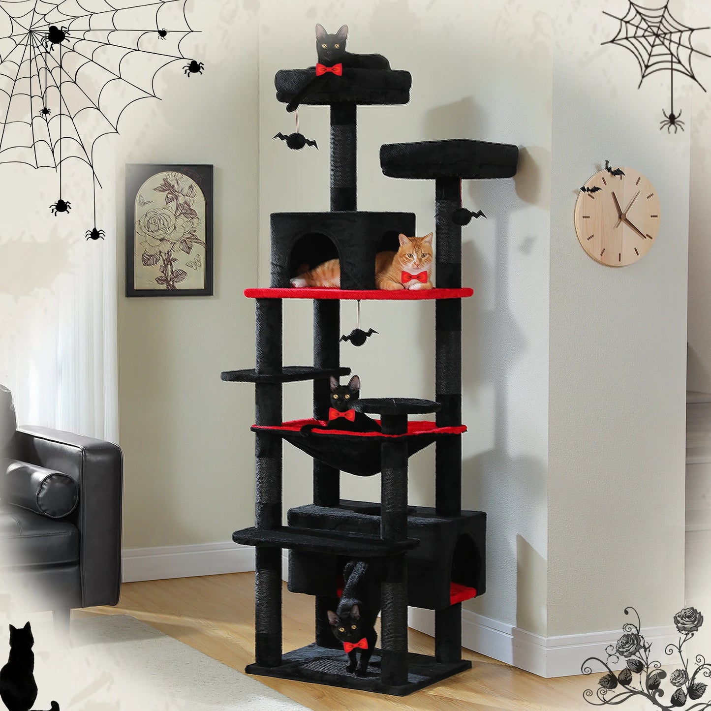 PAWZ Road Cat Tree Tower With Sisal Scratching Posts